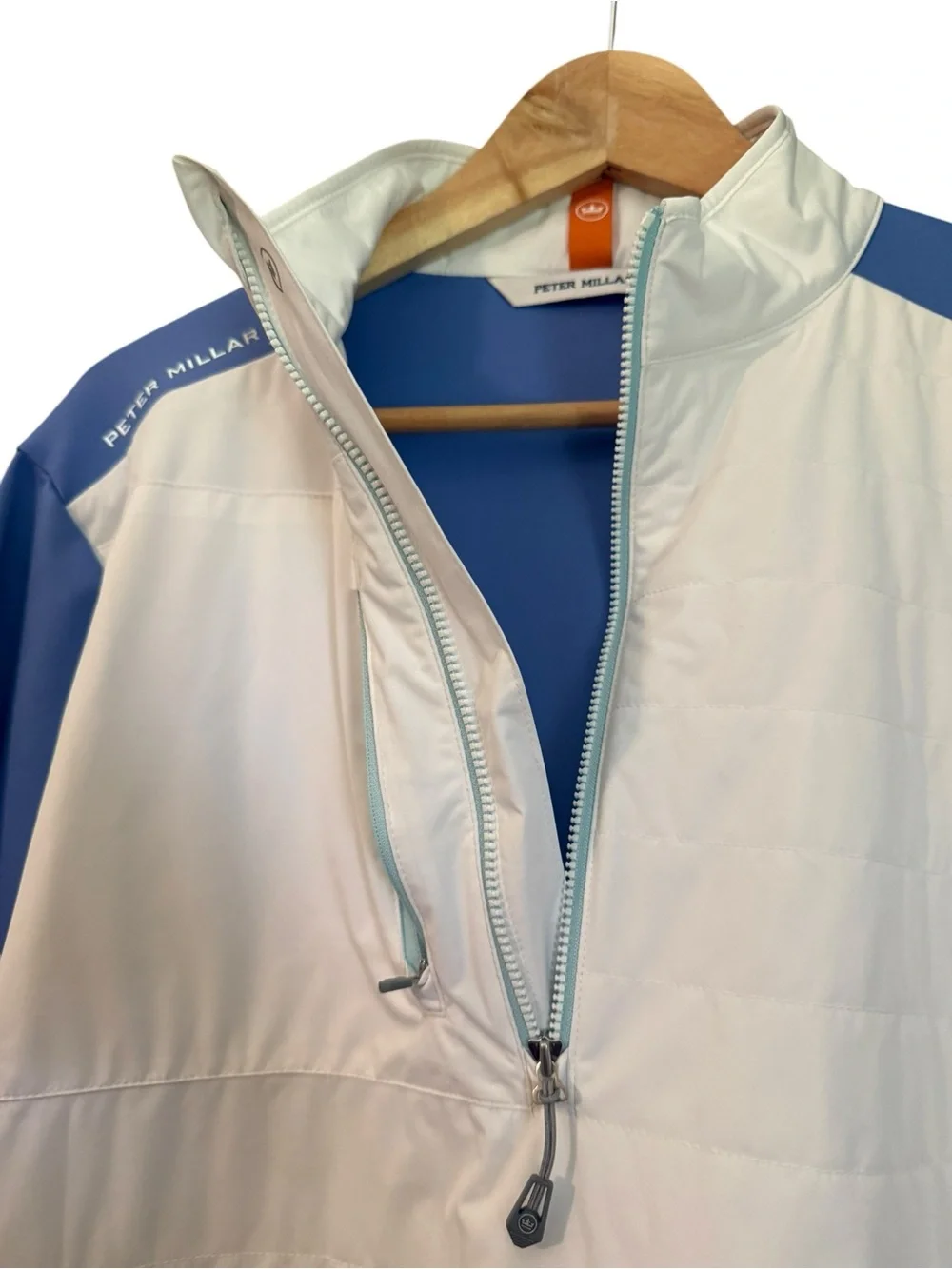 Peter Millar Crown Sport Weld Elite Hybrid Half Zip Padded Golf Jacket Medium